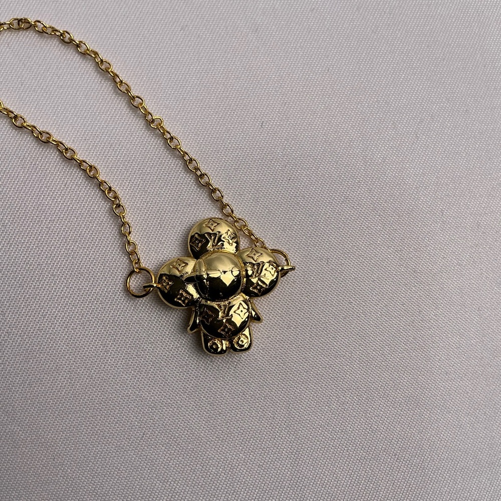 Louis Vuitton Vivienne Gold Chain Necklace
